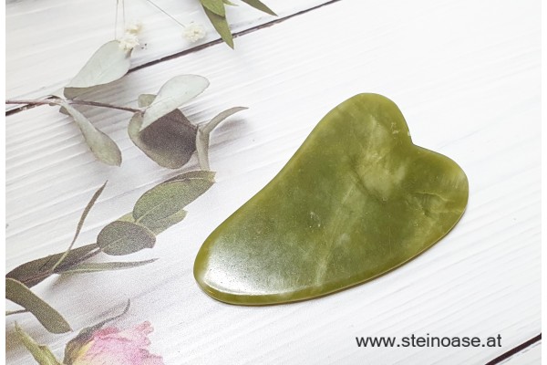 Gua Sha Schaber JADE Herz